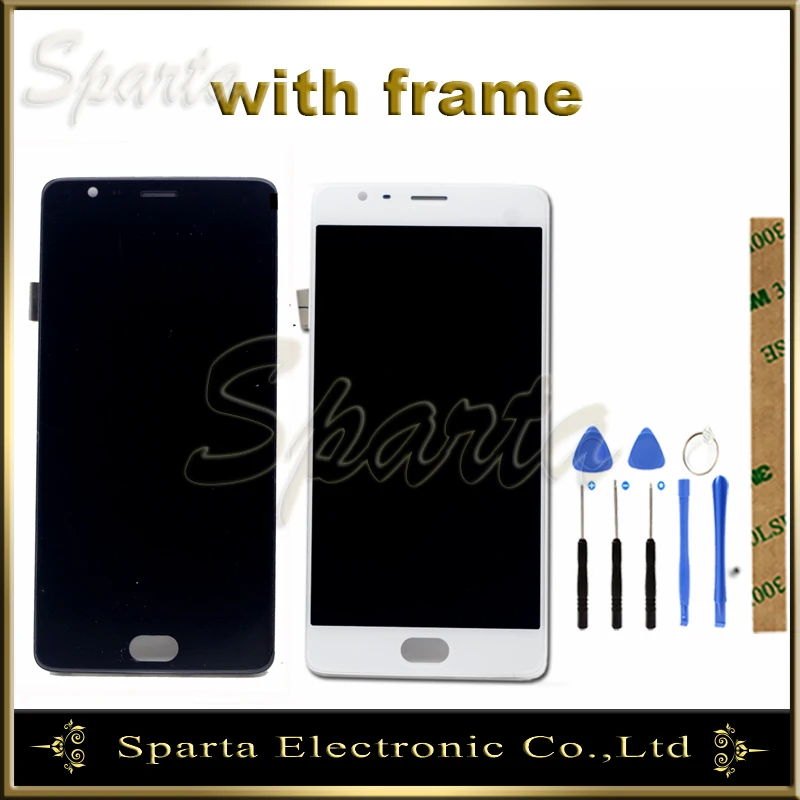 

LCD Display For Oneplus Oneplus 3 3T A3000 A3010 LCD Display Screen With Touch Screen Panel Assembly With Frame