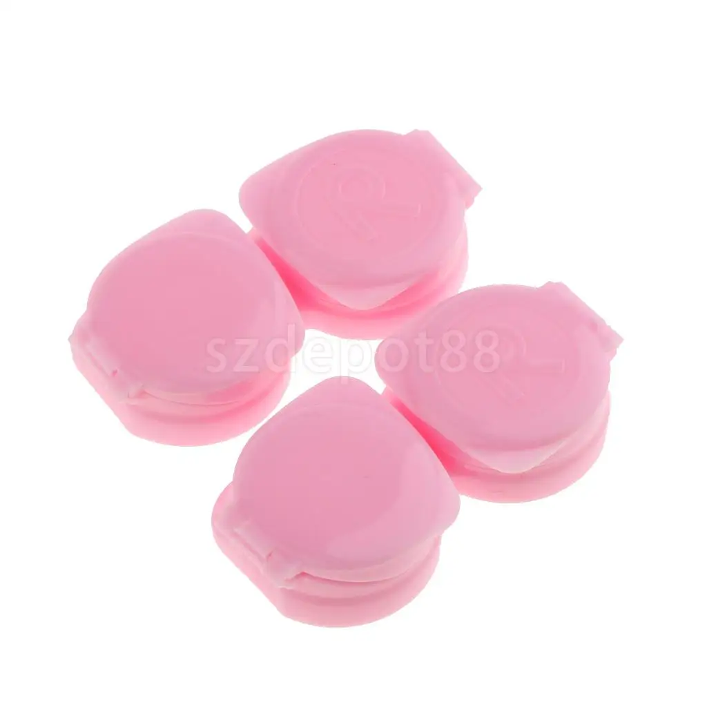 10 Pack Mini Flip-top Contact Lens Portable Travel Kit Holder Soaking Box Case R Marked