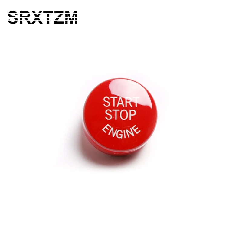 Кнопка запуска двигателя SRXTZM для BMW F30 F10 F34 F15 F25 F48 X1 X3 X4 X5 X6 красный цвет замена