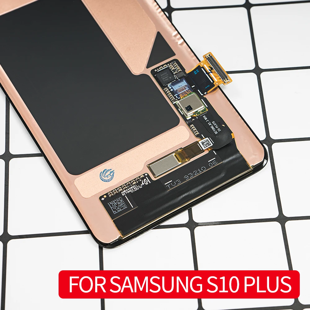 6 4 &quotOTMIL Super AMOLED для SAMSUNG S10 PLUS ЖК дисплей сенсорный экран дигитайзер Galaxy Plus SM G9750 G975F