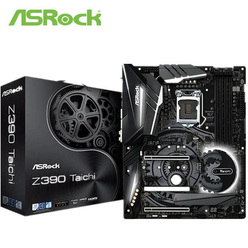 Полная новая игровая доска ASROCK/ASRock Z390 Taichi Tai Chi LOL поддерживает восемь поколений