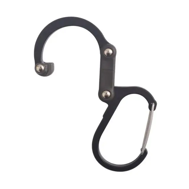 Aluminum Snap Carabiner D-Ring  2