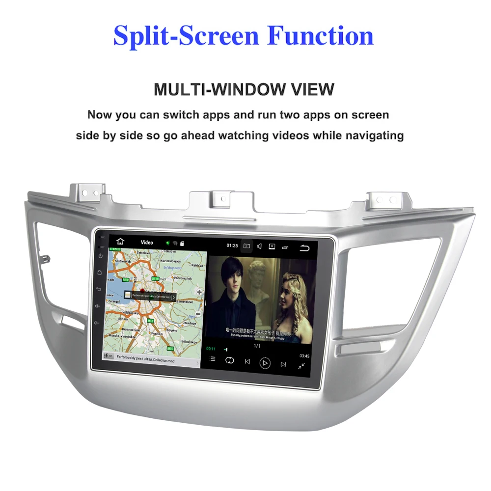 Flash Deal Dasaita 2din for Hyundai Tucson IX35 2016 2017 Android 9.0 IX35 autoradio navigation head unit multimedia 4Gb+32Gb PX5 8-Core 2