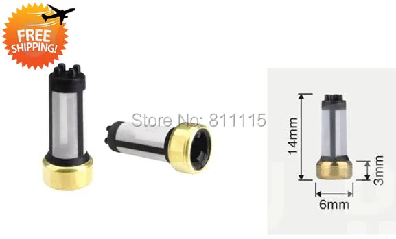 

Fuel Injector Filter, 6x3x14mm, 500pcs, Free Shipping Injector Filters, Repair Kits
