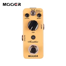 MOOER Acoustikar симулятор педаль эффектов с 3 режимами работы