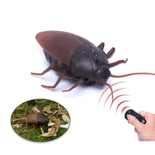 Таракан на радиоуправлении Игрушка Дети Дистанционного Управления насекомых игрушки с подвохом страшный животные инфракрасные жуки игрушки лучшие подарки для детей