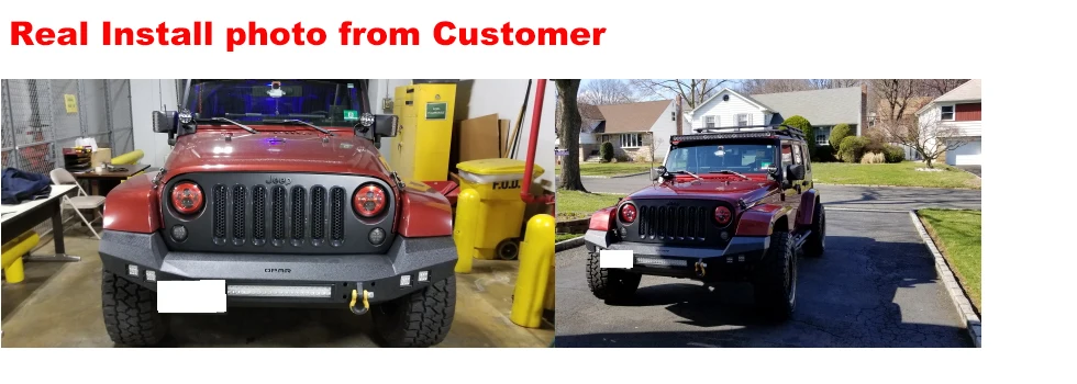 7inch headlights for jeep land rover