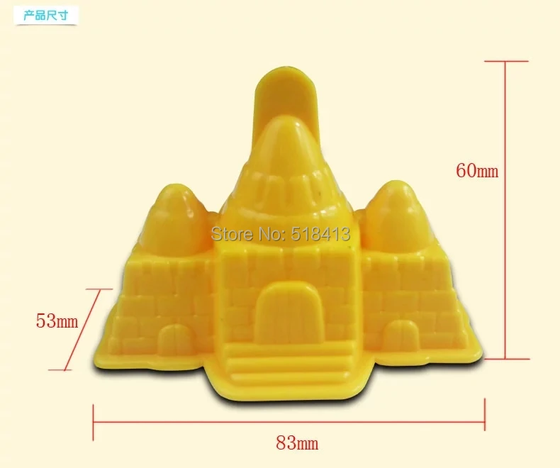 Принцесса песок форма «Замок» инструменты играть в снег высечки модель игрушки 5 шт./партия унисекс игровой инструмент пластик