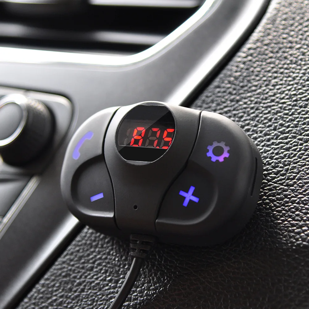Fm передатчик bluetooth Беспроводной в автомобиле Радио адаптер MP3-плееры Беспроводной в стерео Радио автомобильный адаптер Комплект громкой связи вызов