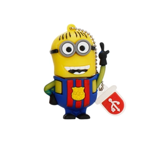 usb free delivery Usb флеш-накопитель 128 ГБ u диск 2,0 Забавный маленький желтый человек, ручка-накопитель 4 ГБ 8 ГБ 16 ГБ 32 ГБ 64 ГБ, флешка Гадкий я - Цвет: usb free delivery
