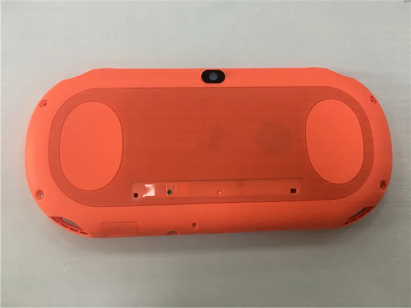 Оранжевый 14 цветов для PS Vita psvita psv 2000 PCH-2006 оригинальная задняя крышка Корпус чехол Лицевая панель с сенсорным экраном Панель - Цвет: Оранжевый