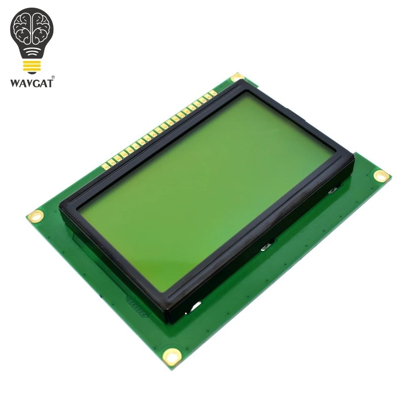 Модуль ЖК дисплея WAVGAT для arduino raspberry pi 12864 дюйма 128x64 точек Цветовая подсветка|lcd
