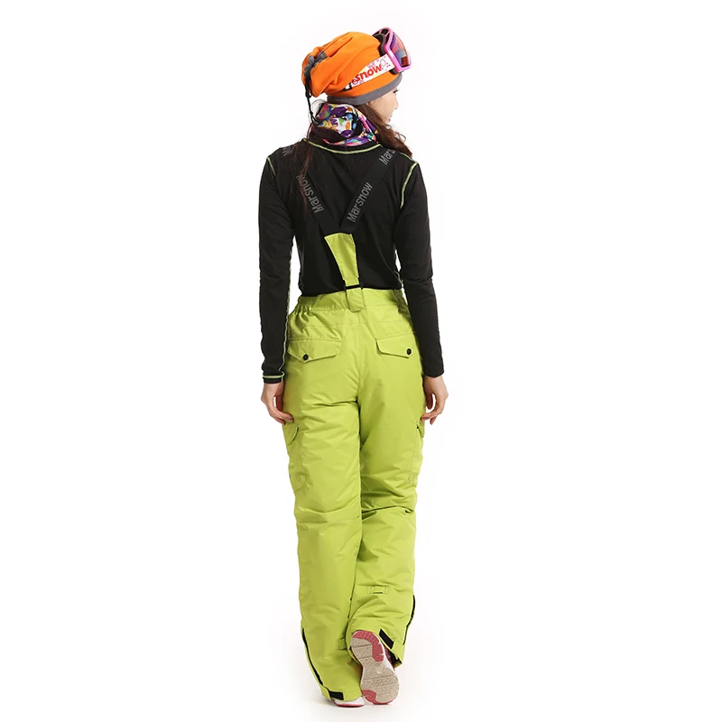 Новое поступление Marsnow бренд Леди Спорт на открытом воздухе Водонепроницаемые толстые женские лыжные штаны высокого качества сноуборд зимние походные зимние брюки