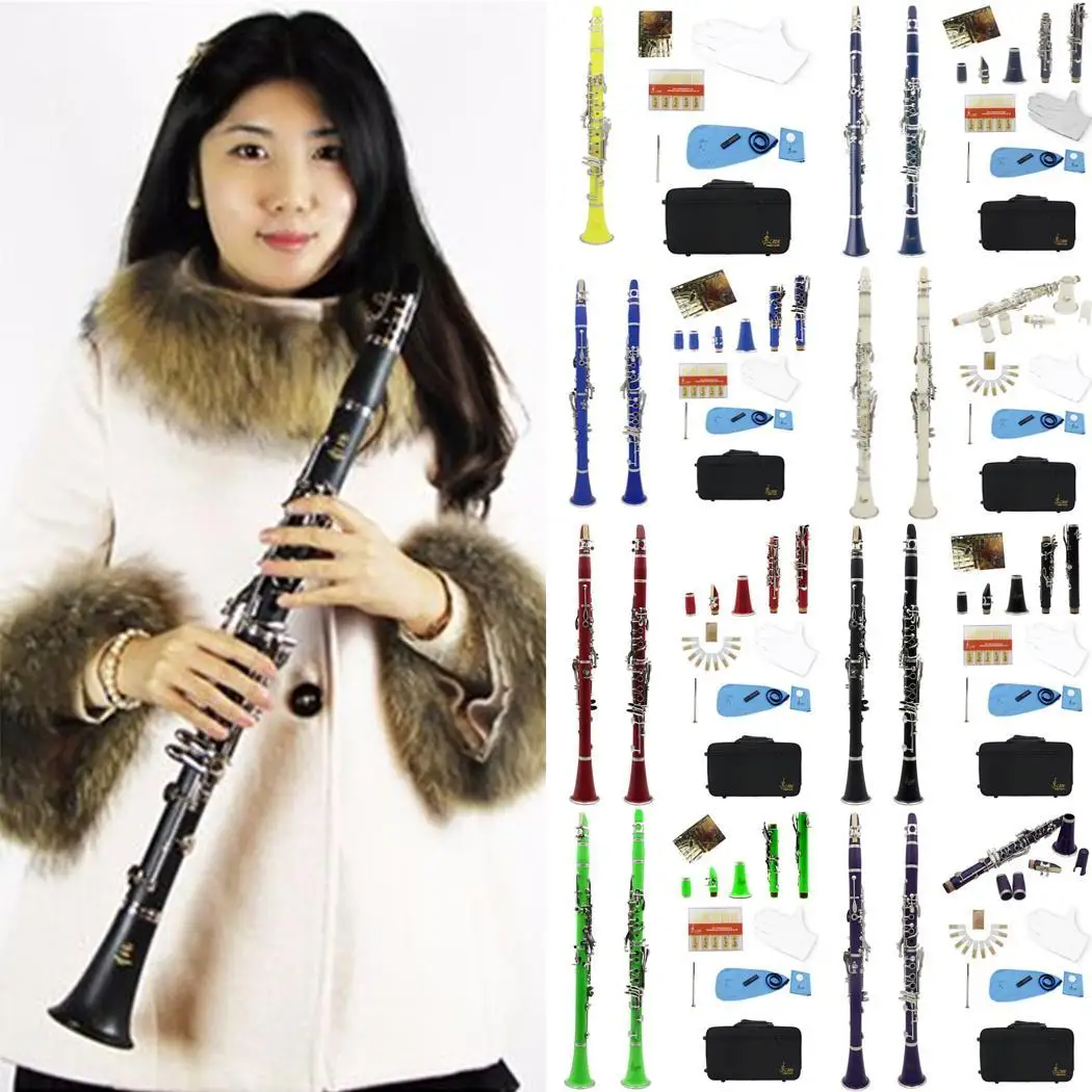 

17 Key Clarinet Flat B Soprano Binocular Clarinet clarinet with keys Casual Musical Wind Instrument