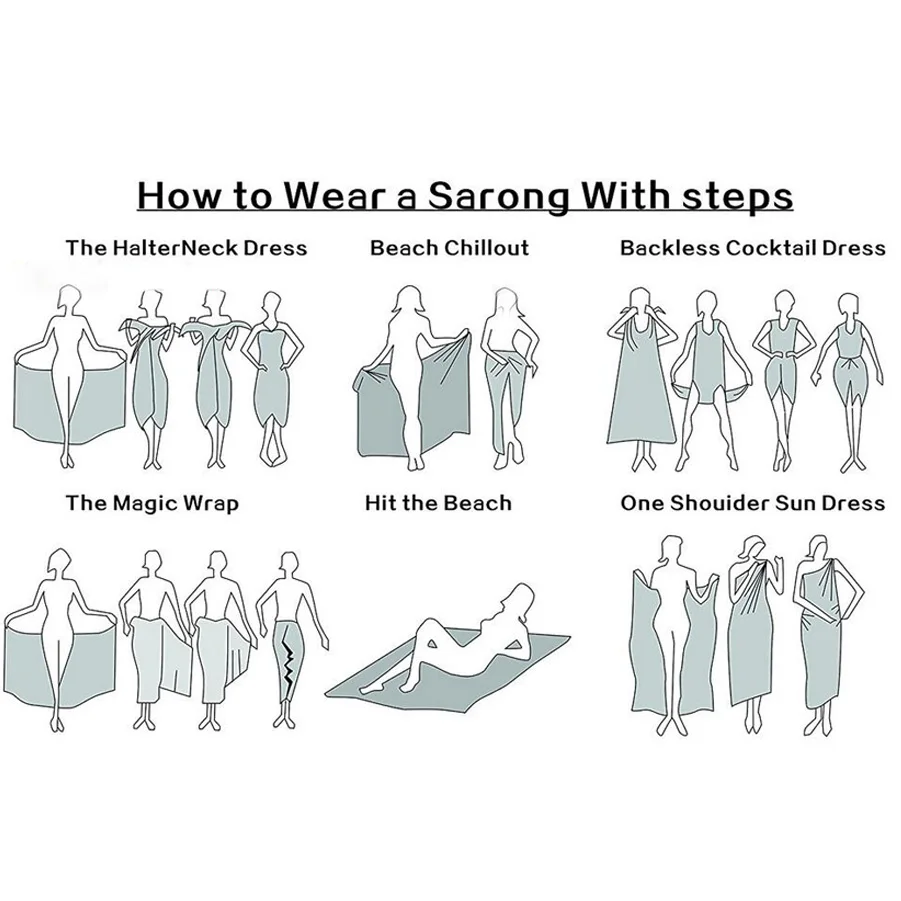 How to wear sarong