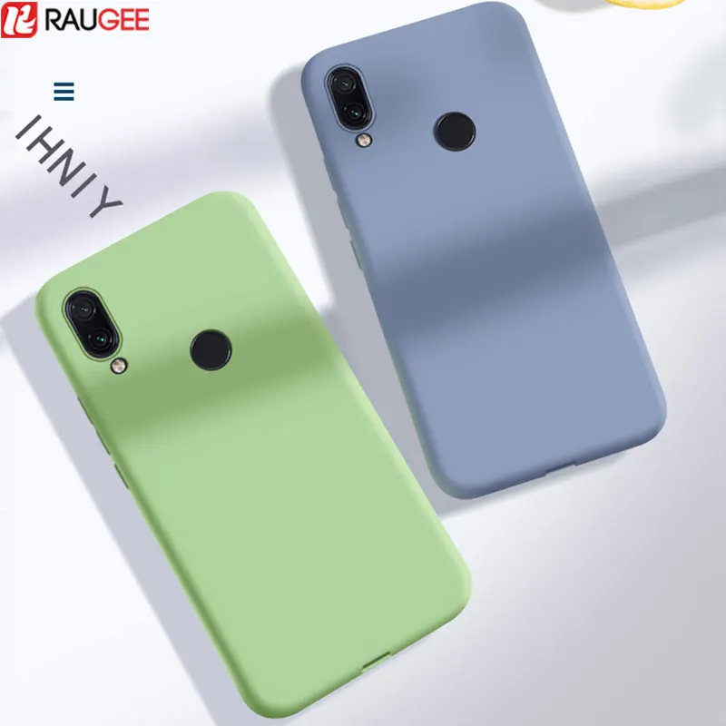 

Skin Case For Xiaomi Redmi 7 6A 6 Note 7 Pro Case Silicone Soft TPU Cover Inner Flocking Bumper For Mi 8 Lite Mi 9 SE Phone Case