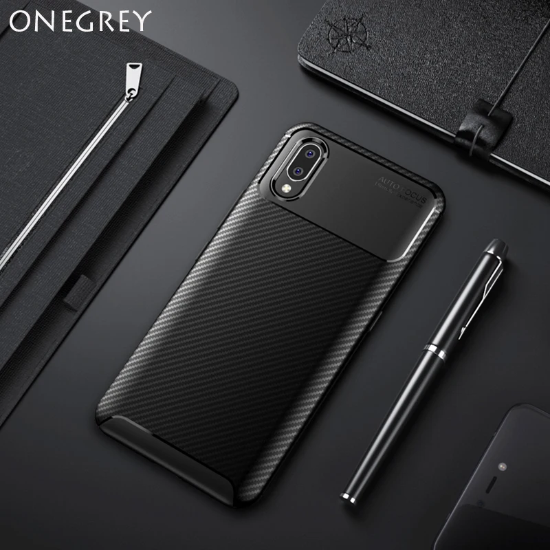 Soft Carbon Fiber Silicone Case For Vivo Nex S A Luxury 845 Mobile Phone Armor Back Cover Anti Knock Protection Silicon Capa |