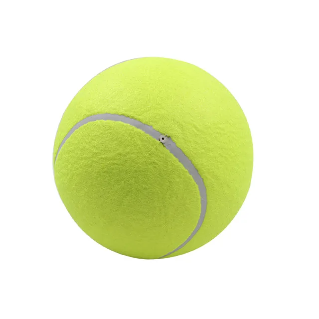 Pet bite toy 24CM Giant Tennis Ball For dogs Chew Toy Inflatable Tennis Ball Signature Mega Jumbo Pet Toy Ball Supplies D2.5 2