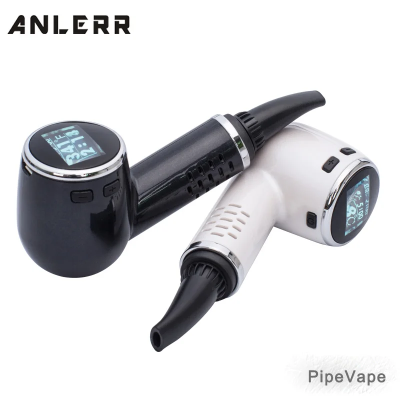 

Pipevape Herbal Pipe Dry Herb Vaporizer Oled display Big Vapor E Cigarette herbal ecigarettes vapor smoking pipe