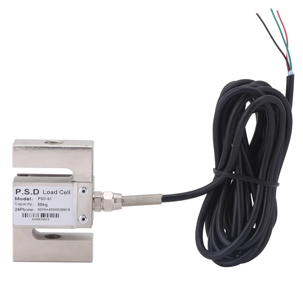 

S TYPE High Accuracy Load Cell Scale Sensor Weighting Sensor With Cable 50kg
