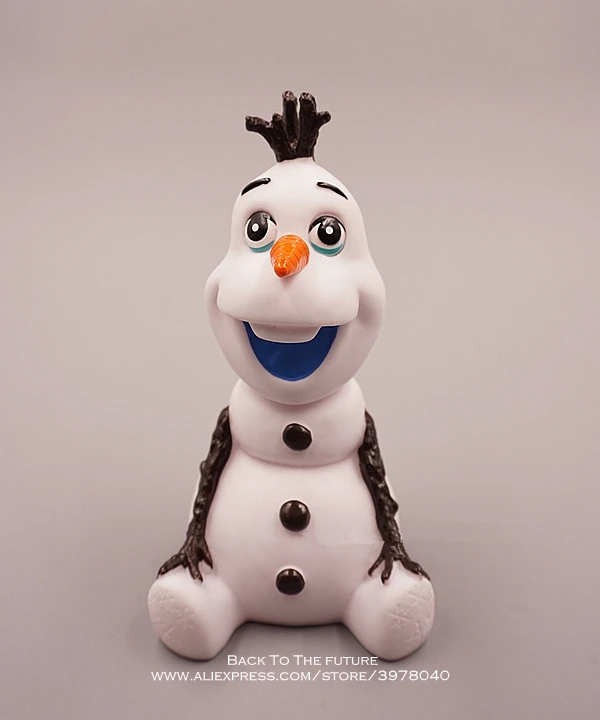Disney Frozen snowman Olaf 16cm piggy bank Action Figure Posture Anime Decoration Collection Figurine Toy model for children