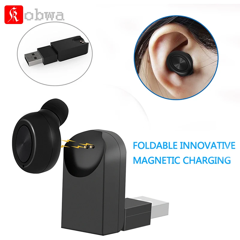 Mini Wireless Bluetooth Earbuds Headset Smallest Invisible In Ear