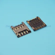 10 шт./лот слот для sim-карты держатель для карт Вертикальный чехол-книжка для Coolpad 8021 9150 W Y70-C Y60-C1 Y1 Y76 слотом для Sim карты