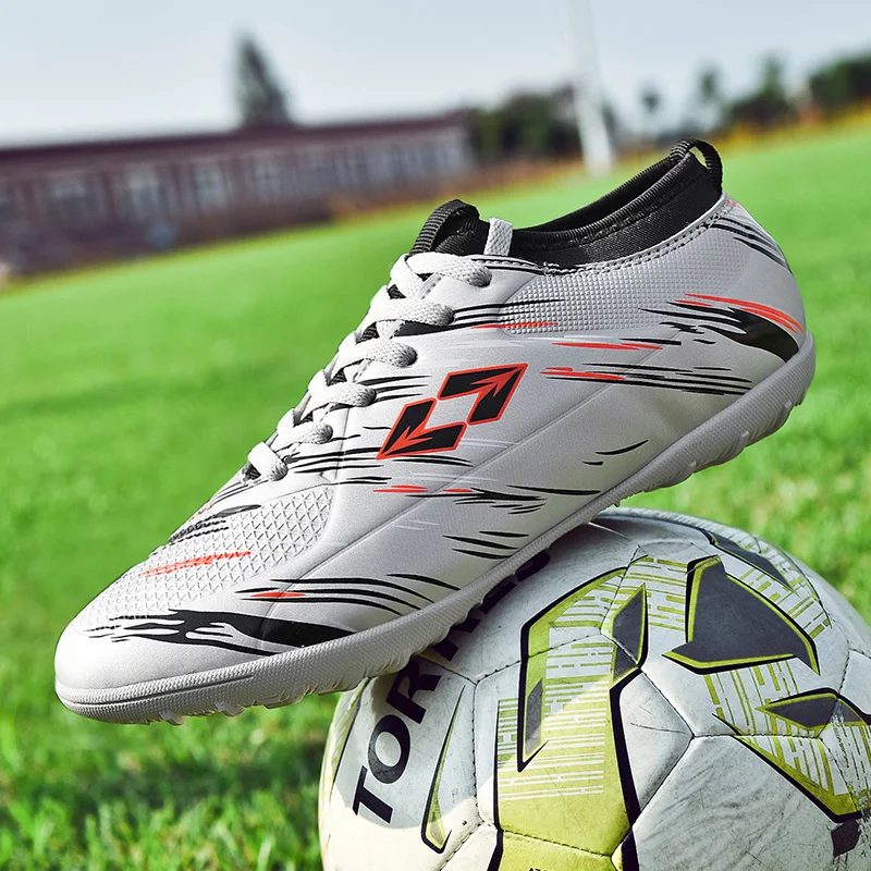 New Arrival Adults Men's Outdoors Soccer Cleats Massage Enfant School Football Professional Kids Sneakers Max Size 44 | Спорт и