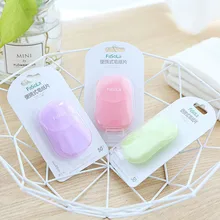 50 шт./кор. портативное мини-бумажное мыло на открытом воздухе мыло в мини-формате для мытья бумаги ручная Ванна чистые ароматизированные мыльные пластинки листы