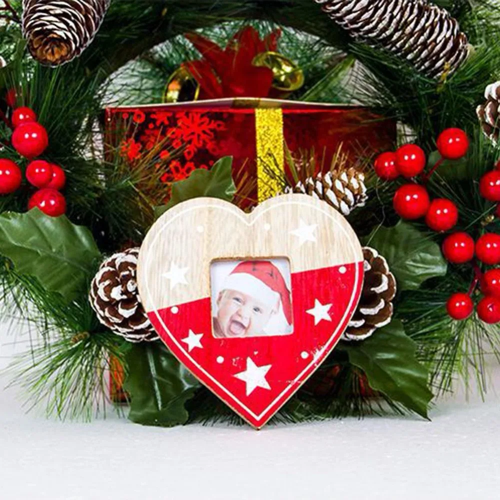 1 шт. Рождество дерево фото Фрам украшение для дерева альбом висит кулон подарки для детей рождественские Ornanment