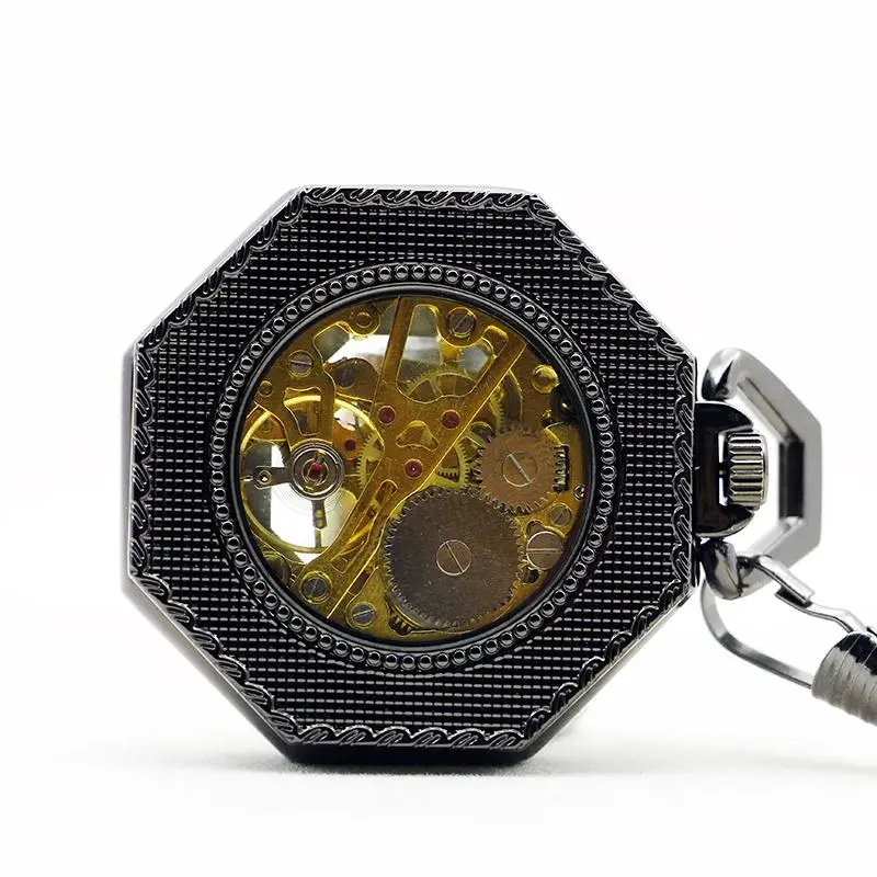 Octagon-Roman-Numbers-Silver-Mechanical-Pocket-Watch-Men-Women-Hollow-Skeleton-Hand-Wind-Fob-Watches-Chains (2)