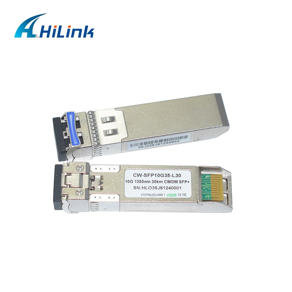 CWDM SFP + модуль приемопередатчика Duplex LC 10G 1350nm 30km DOM +|Оптоволоконное оборудование| |