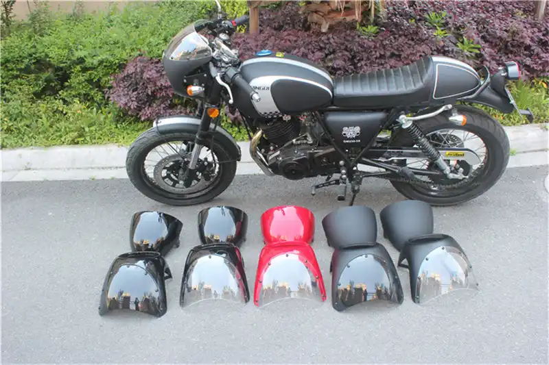 Details about / Headlight Fairing Cover Universal for Motorcycle Retro Cafe Racer Style