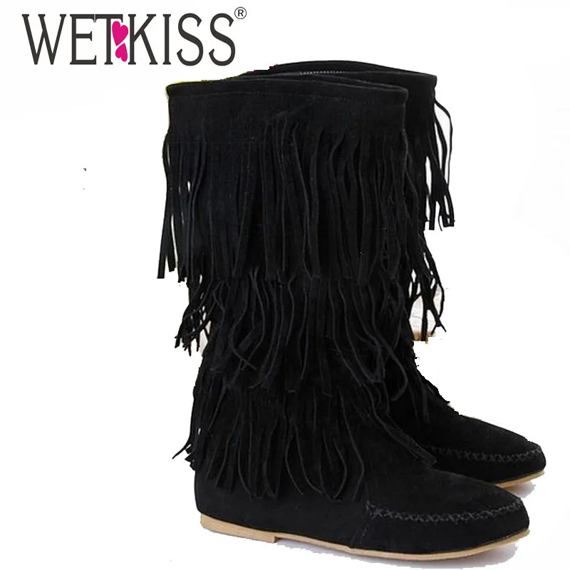 inexpensive flat boots