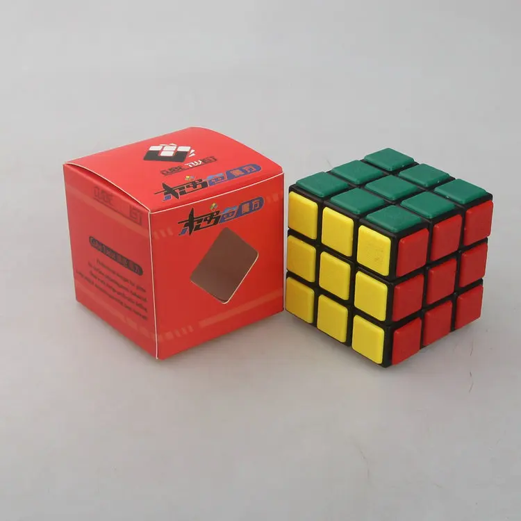 CubeTwist DIY волшебный куб 3x3x3 с пластиковыми цветными наклейками пазл для Тренировки Мозга куб обучающий игрушки