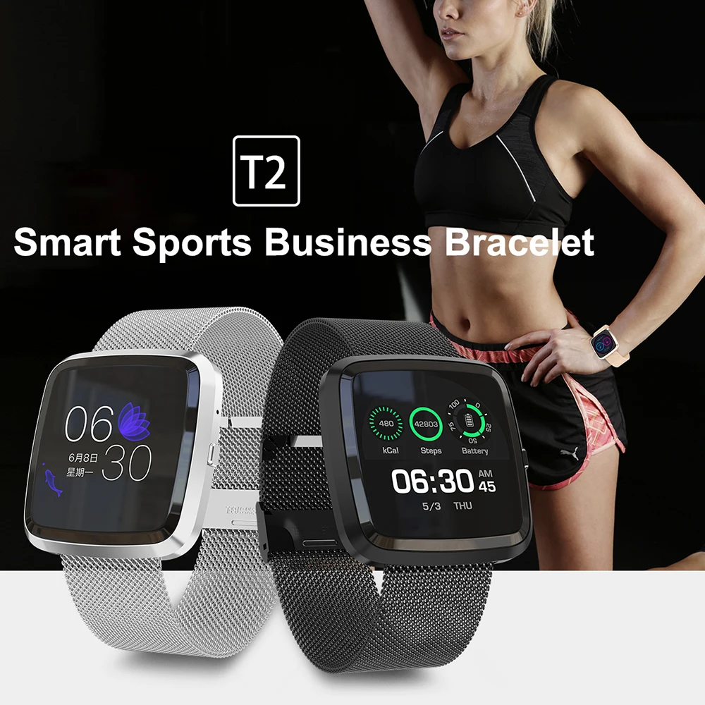 

Bluetooth Sport Smart Wristband Smart Bracelet with Color Screen Heart rate/Blood Pressure/Pedometer Men Women For IOS Android