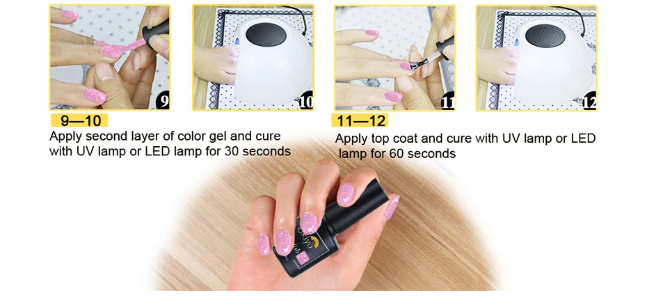 Ukiyo 10 мл сырный Гель-лак для ногтей Soak Off UV светодиодный Гель-лак для ногтей Полупостоянный карамельный цвет гель-Лаковая основа топ-Гель-лак