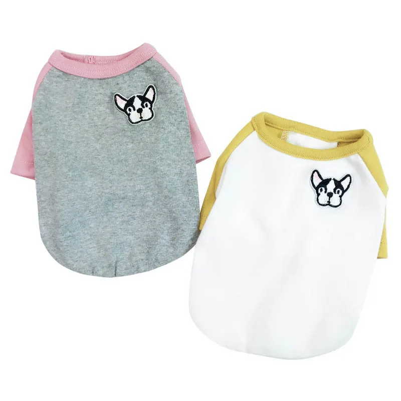 

Solid Dog Clothes Spring Autumn Pets Dogs Clothing for Small Medium Dogs French Bulldog Costume Cotton Pet Dog Hoodie Ropa Perro