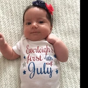 Одежда для маленьких мальчиков и девочек с надписью My first 4th of July боди цельный