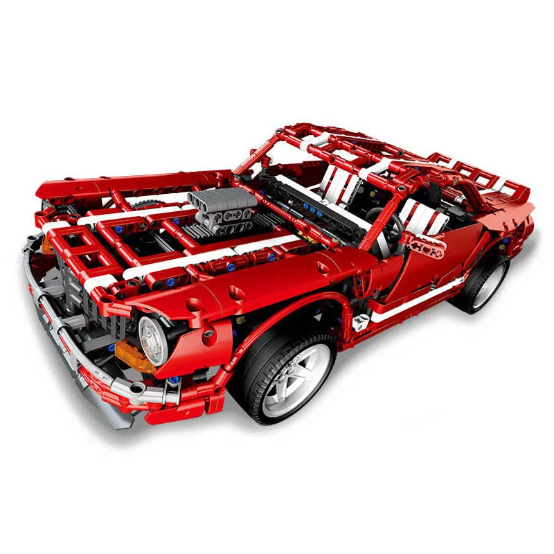 

Building Blocks Fit LegoINGlys 2000Pcs Technic Series The Future 2014 Muscle Car MOC Bricks Assemble Toys For Adults Gifts