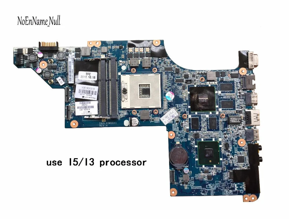 615308-001 Бесплатная доставка Для hp DV7 DV7-4000 материнская плата для ноутбука DA0LX6MB6I0 DA0LX6MB6H1, испытаны 100% рабочий