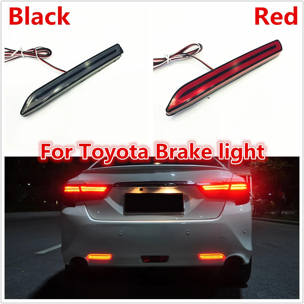 

LED Car Rear Bumper Reflector Tail Brake Light Bar For Toyota Vellfire 2008-2018