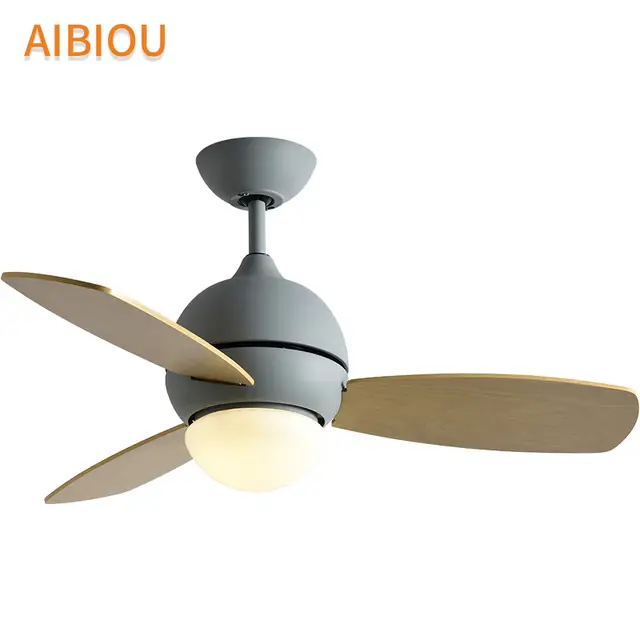 Us 209 0 45 Off Aibiou Modern Ceiling Fan With Lights For Dining Room Led Ceiling Fans Light 220v Wooden Fan Lighting Fixtures In Ceiling Fans From