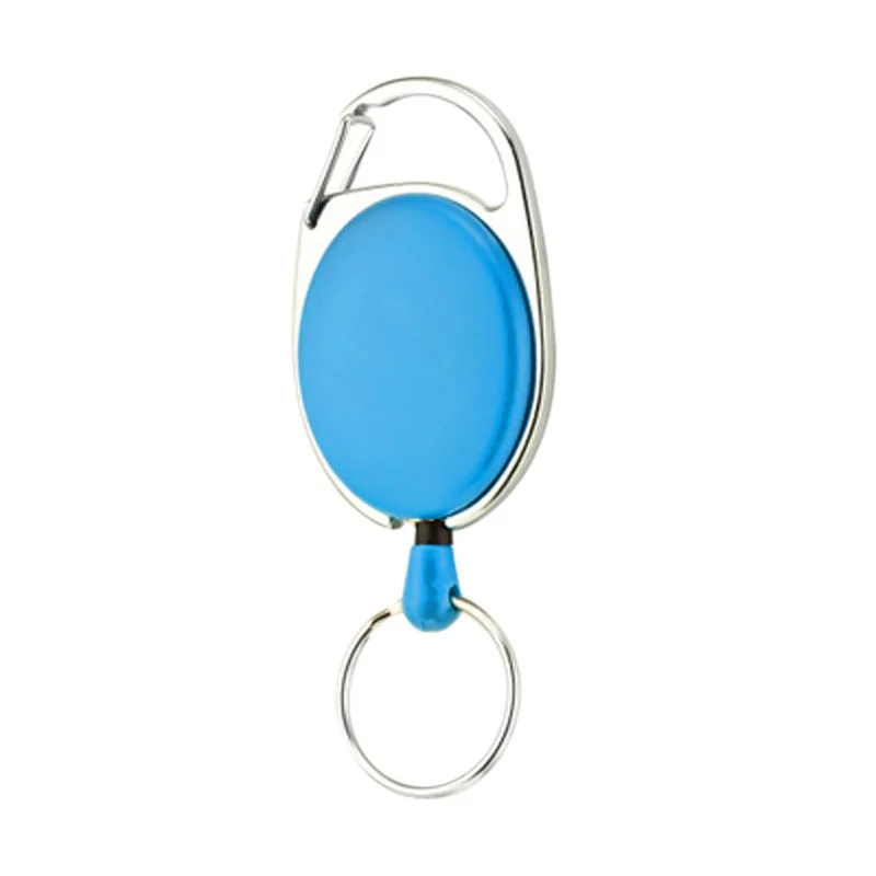 

Retractable Pull Keychain Lanyard ID Badge Holder Name Tag Card Belt Clip Key Ring Chain Buckle 899