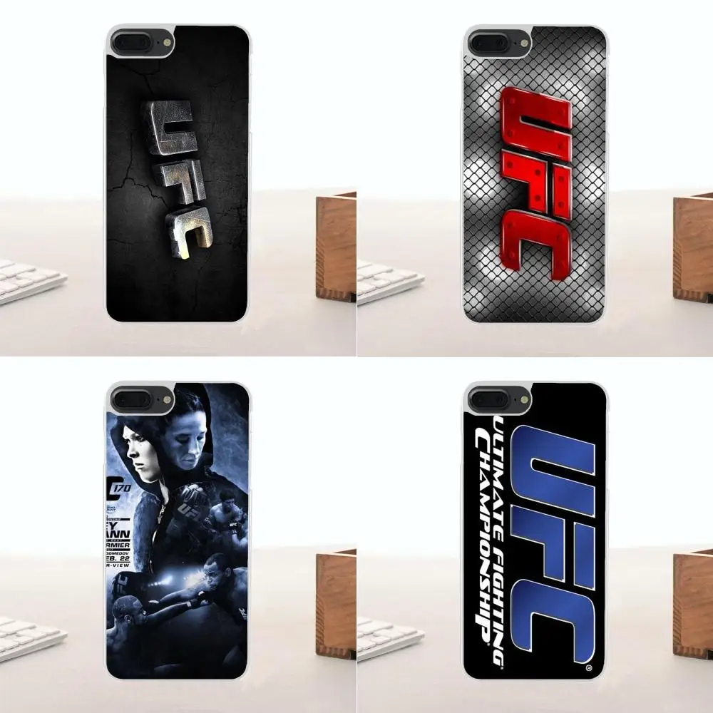 

Bixedx Soft Cellphone Transparent Ufc For Samsung Galaxy Note 5 8 9 S3 S4 S5 S6 S7 S8 S9 S10 mini Edge Plus Lite