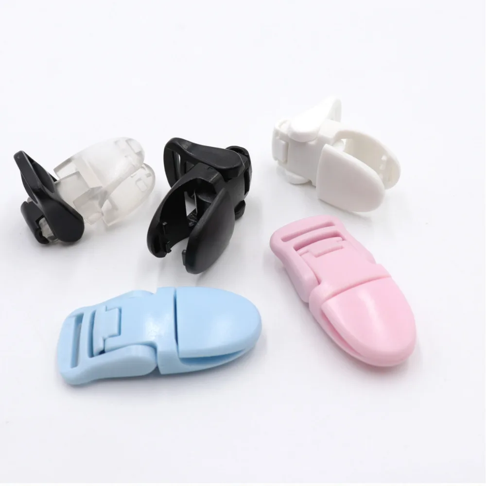 

TYRY.HU 10pcs Baby Pacifier Clips Round Head Pacifier Clips Baby Plastic Clips Baby Pacifier Holder Baby Pacifier Nipples Holder
