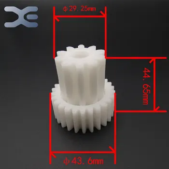 

2PCS/Set Meat Grinder Parts Gear Plastic Gear Teeth 26/10 Gear Diameter 43.6mm(max)/29.25mm(min) New Unused Free Shipping