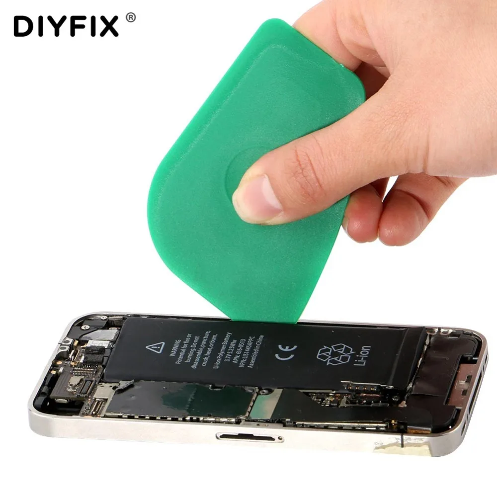 DIYFIX, 5 шт., инструмент для открывания сотового телефона, удобная карта для iPhone, samsung, sony, ЖК-экран, задняя крышка, батарея, разборка, ручной инструмент