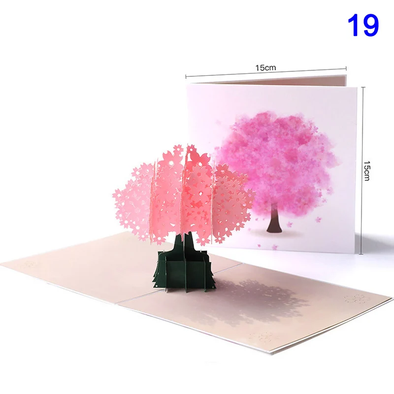  Handmade Birthday Greeting Card 3D Invitation Card for Birthday Wedding Party E2S - 4000065713973