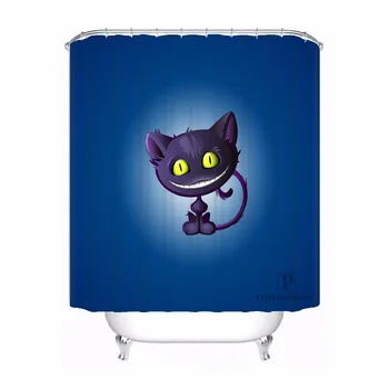 

Custom Best Tree Cat Fabric Bath Curtain Bathroom Mildewproof Waterproof Polyester Shower Curtain#180417-02-126